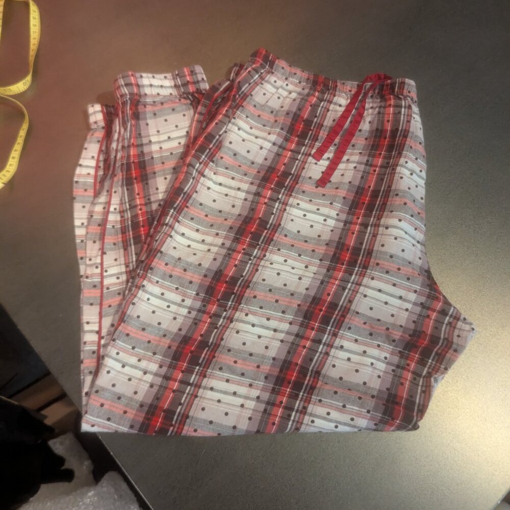 Light Flannel Soft Loose Fit PJ Pants XL